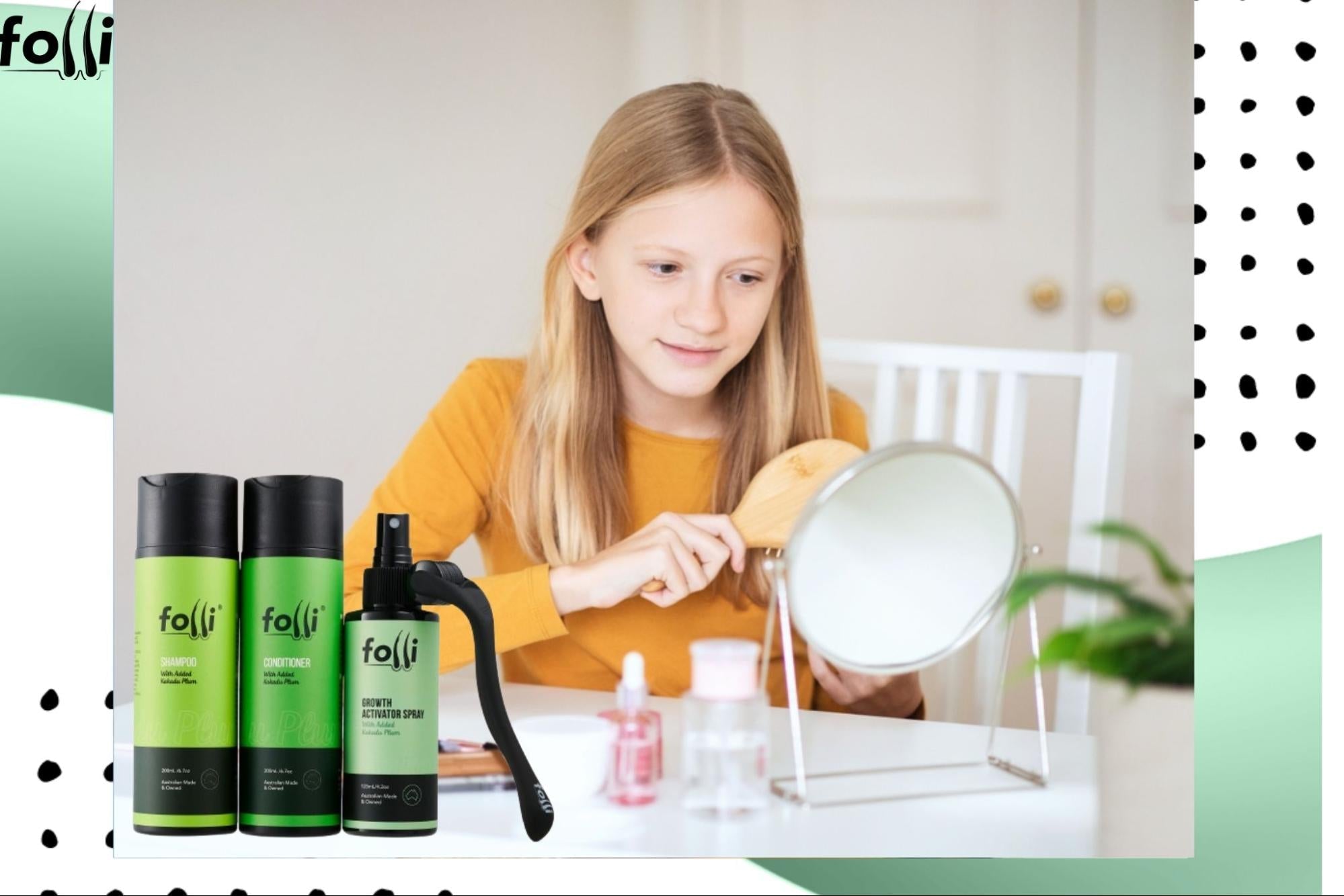 How to Stop Hair Fall in Teenage Girl Naturally | Hair Folli