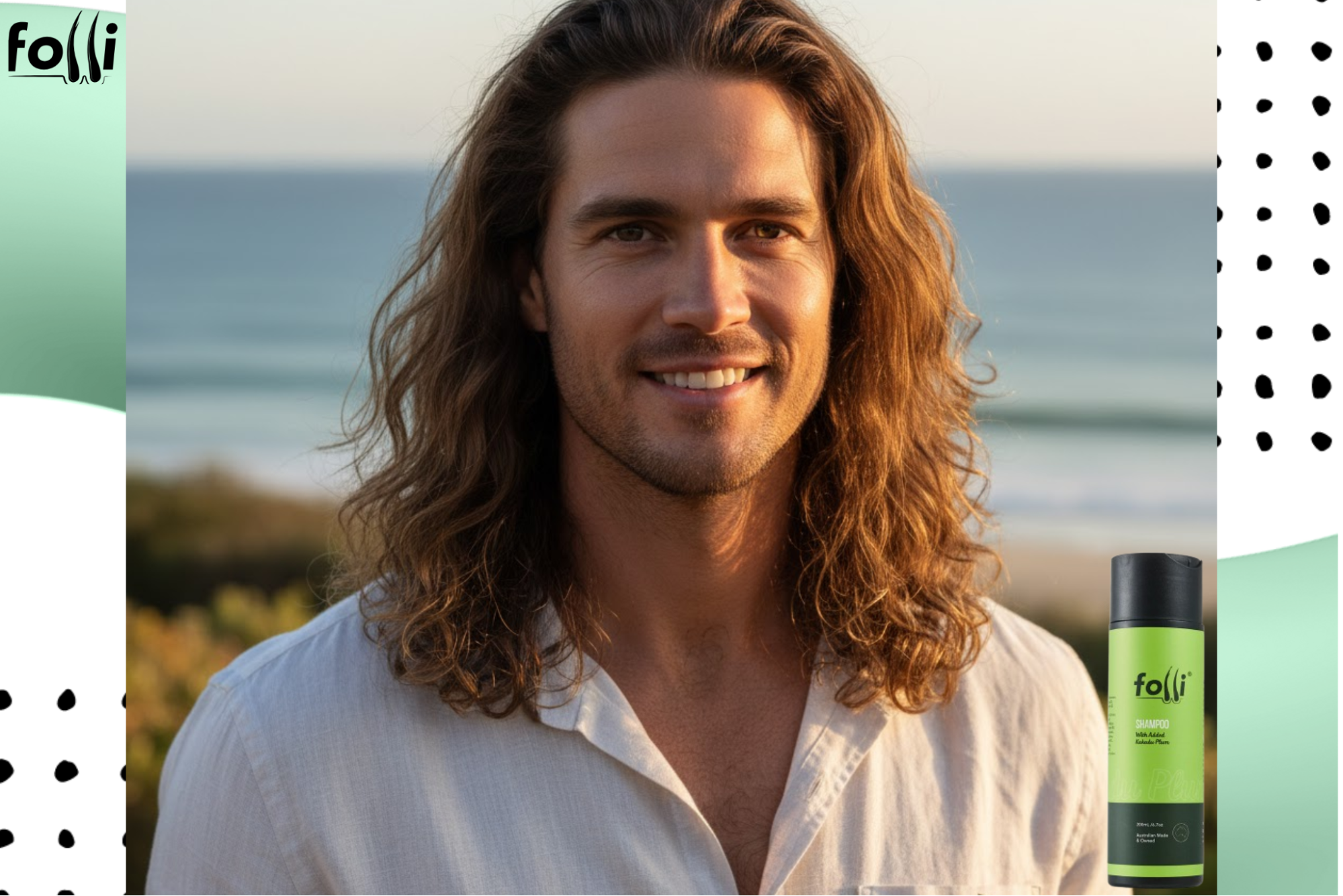 Men’s Long Hair Care in Australia: Keep It Strong, Clean & Effortless